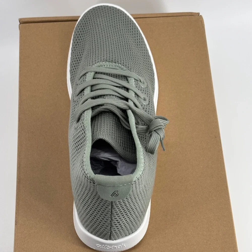 Allbirds Tree Topper Mens 8 Hazy Pine Green High Top Mesh Sneakers A11370M080